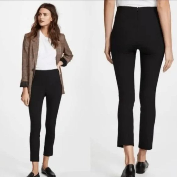 Rag & Bone Women's Black Stretch High Rise Collier Trouser Pants Sz. 4 - Picture 1 of 14